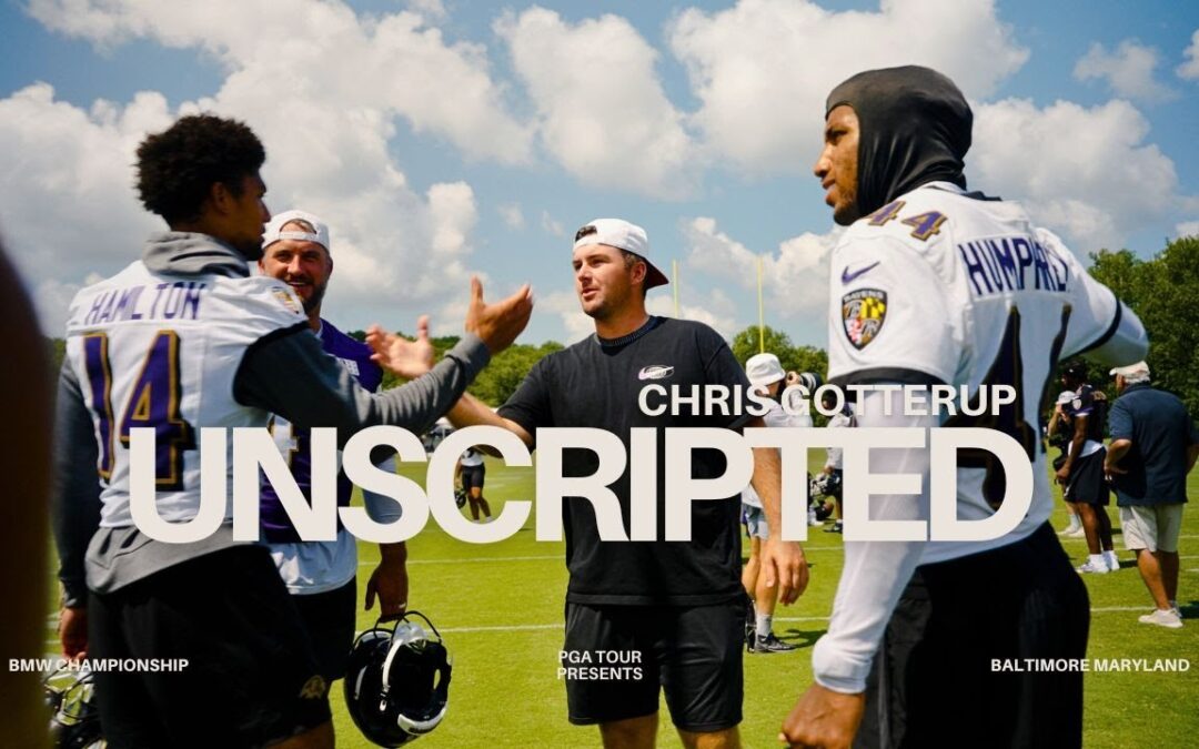 ALL ACCESS: BMW Championship with Chris Gotterup | Ravens Camp & Golf at Caves Valley