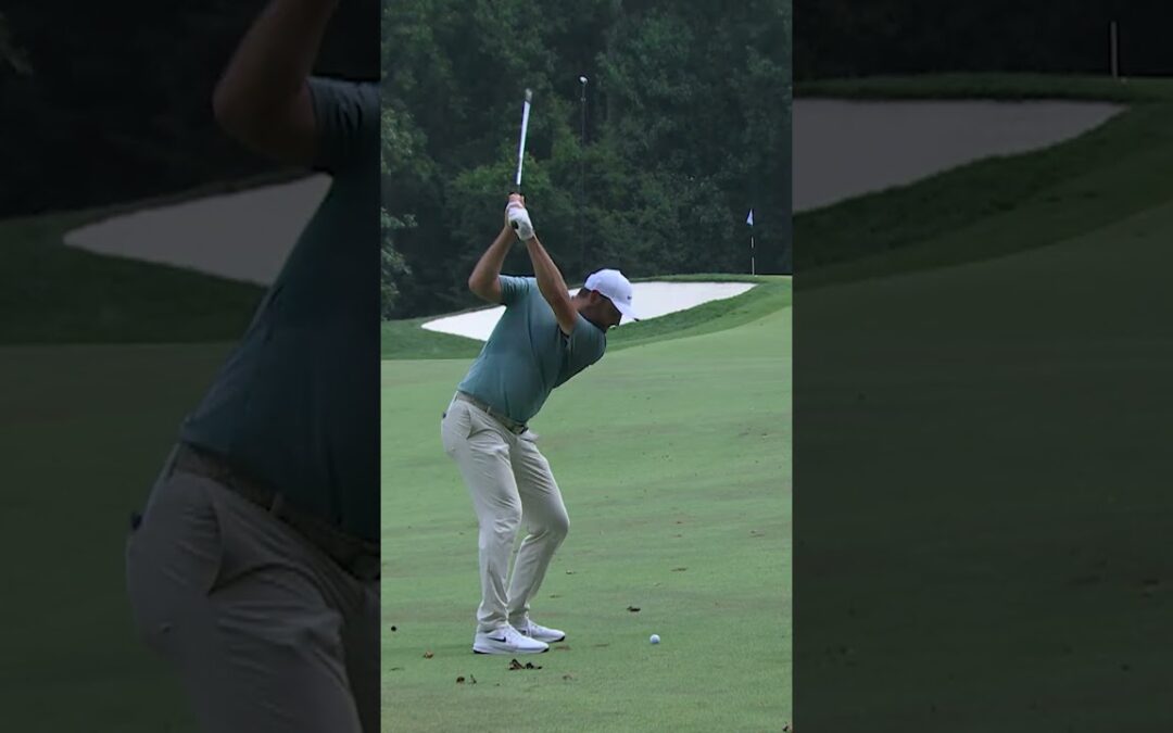 An artist and his canvas. Scottie Scheffler’s top approach shots from Sunday at Caves Valley.