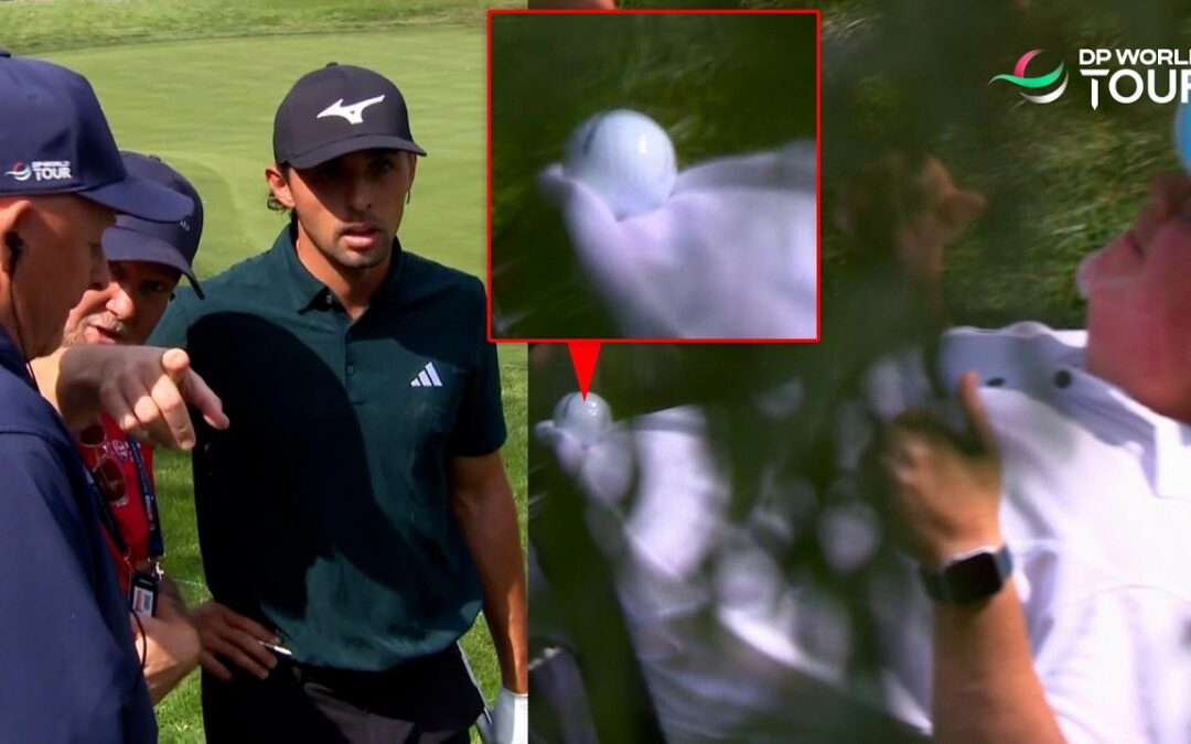 Ball Lands on Spectator’s Stomach