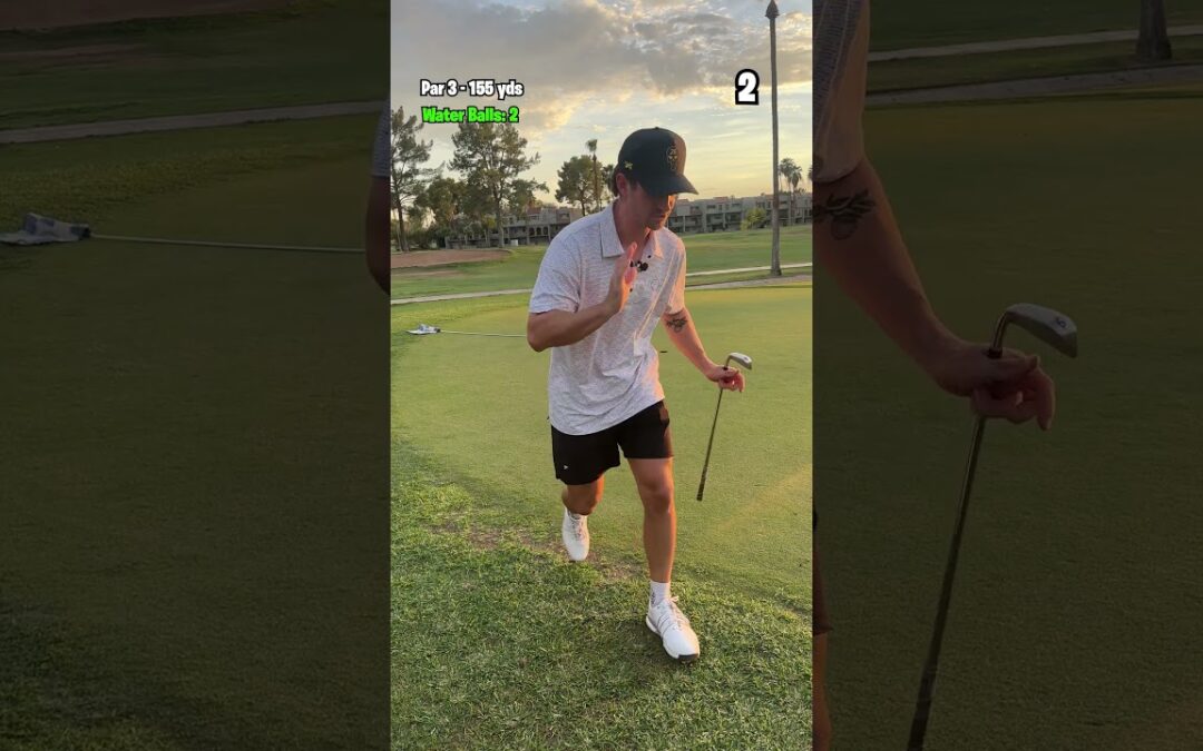 Day 23 of Making a Par With ONLY My 6-iron! (Over Water)