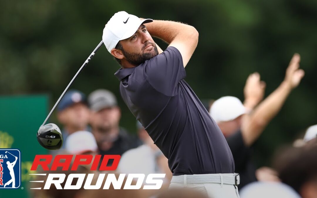 Every shot from Scottie Scheffler’s 66 | Round 3 Highlights at TOUR Championship | Rapid Rounds