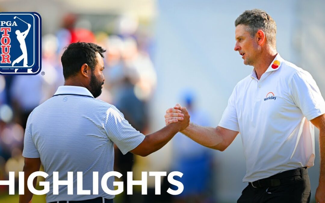 Every shot from dramatic three-hole playoff at the FedEx St. Jude Championship | 2025
