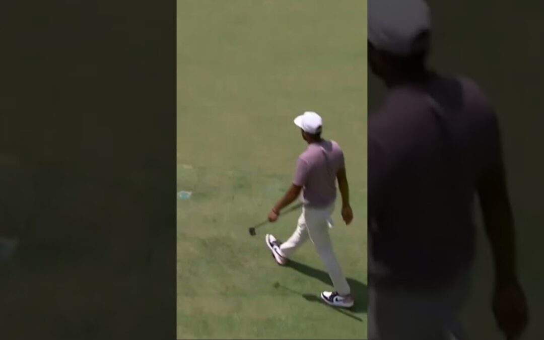 Finau’s fringe finish ⛳🐤