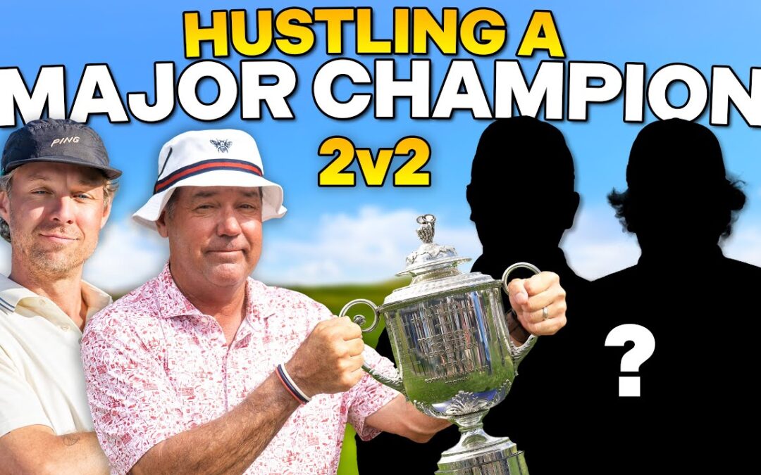 Hustling a Major Champion with UNDERCOVER D1 Golfers