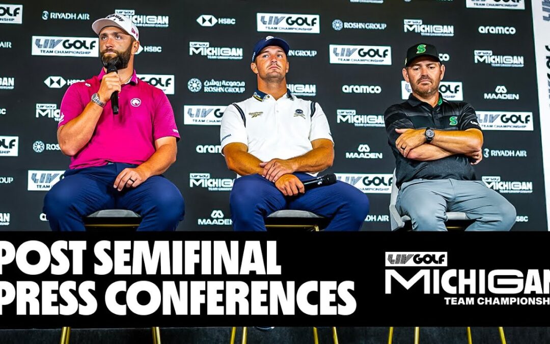 Jon Rahm, Bryson DeChambeau, and Louis Oosthuizen Press Conference
