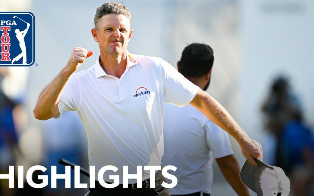 Justin Rose’s winning highlights from all four rounds at FedEx St. Jude | 2025