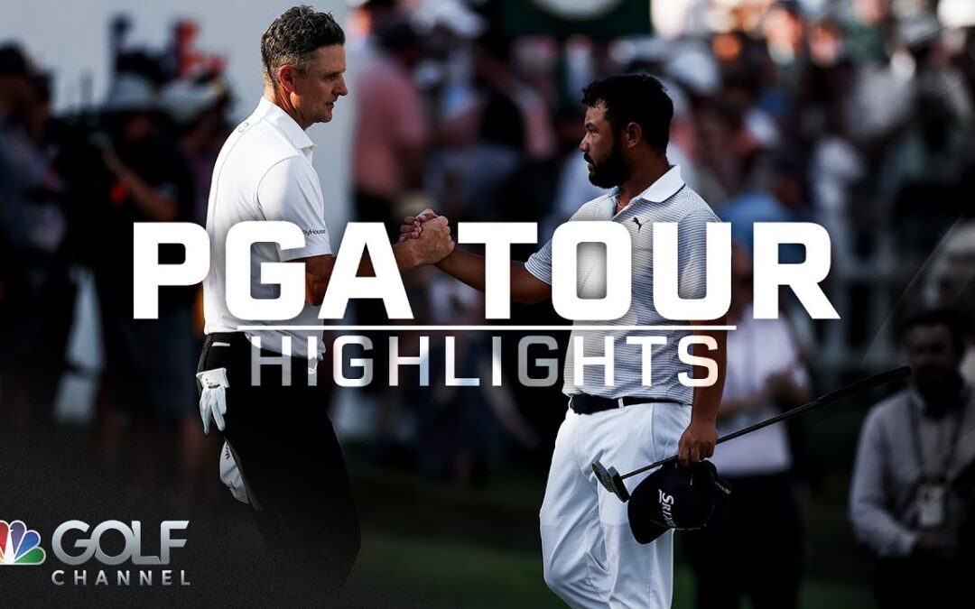 PGA Tour highlights: 2025 FedEx St. Jude Championship, Round 4 | Golf Channel
