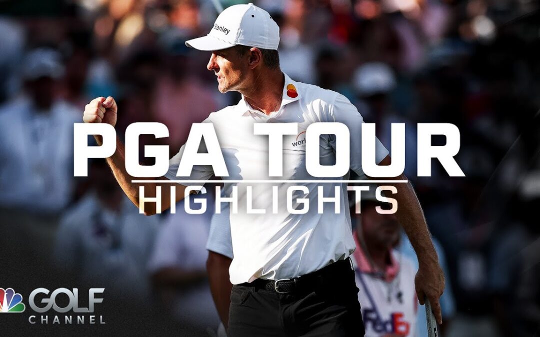PGA Tour highlights: Justin Rose, FedEx St. Jude Championship 2025 Round 4 | Golf Channel