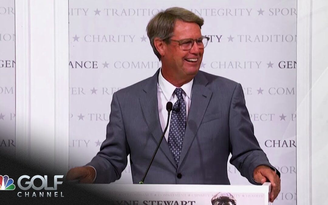 Paul Azinger accepts the Payne Stewart Award (Full Speech) | Golf Channel