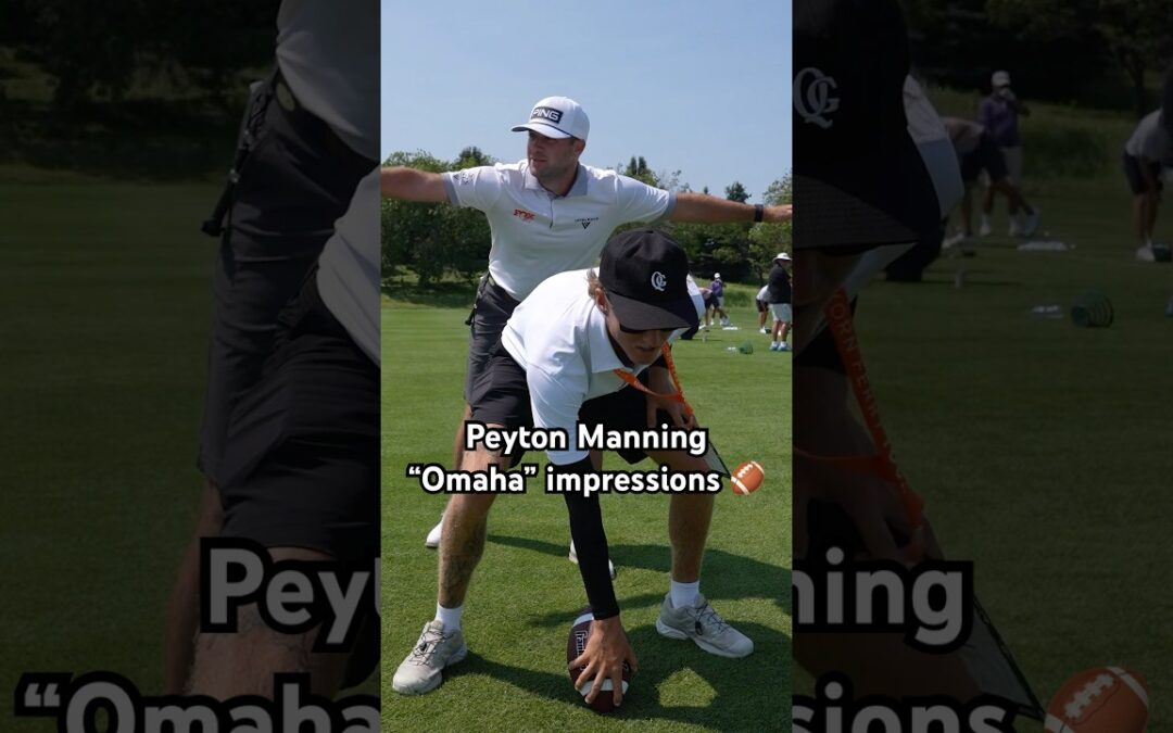 Players giving their best Peyton Manning impressions 👀