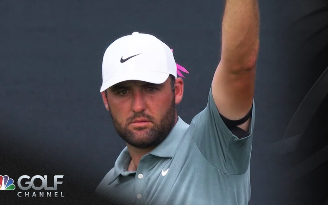 Scottie Scheffler nails clutch chip on 17 at the BMW Championship | Golf Channel