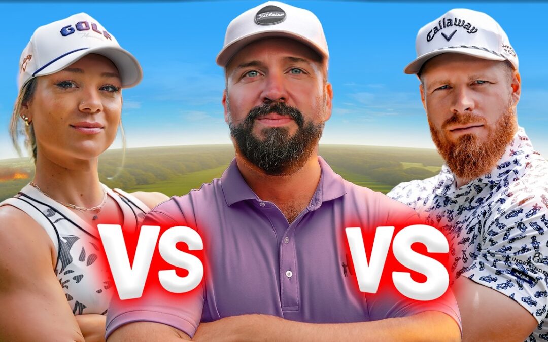 Scratch Golfer Vs LONGEST DRIVERS in the WORLD! (Peter Finch vs Martin Borgmeier & Cass Meyer)