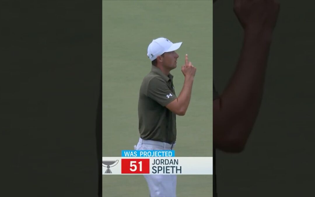 Spieth knew he NEEDED this one 🐥