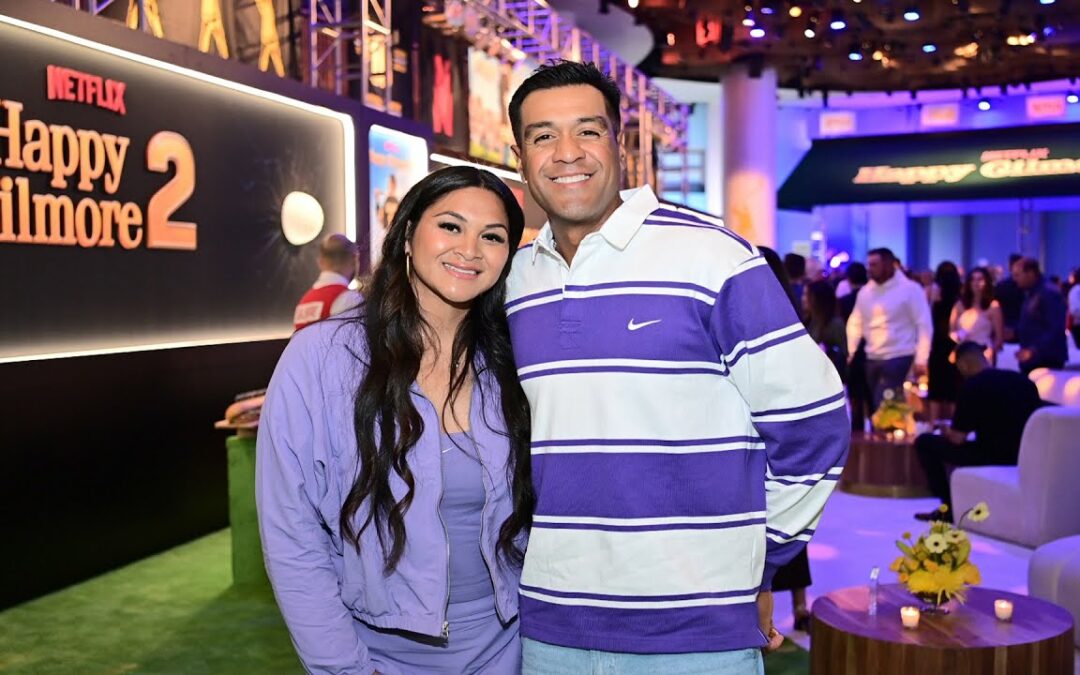 Tony Finau and wife attend ‘Happy Gilmore 2’ premiere in New York City