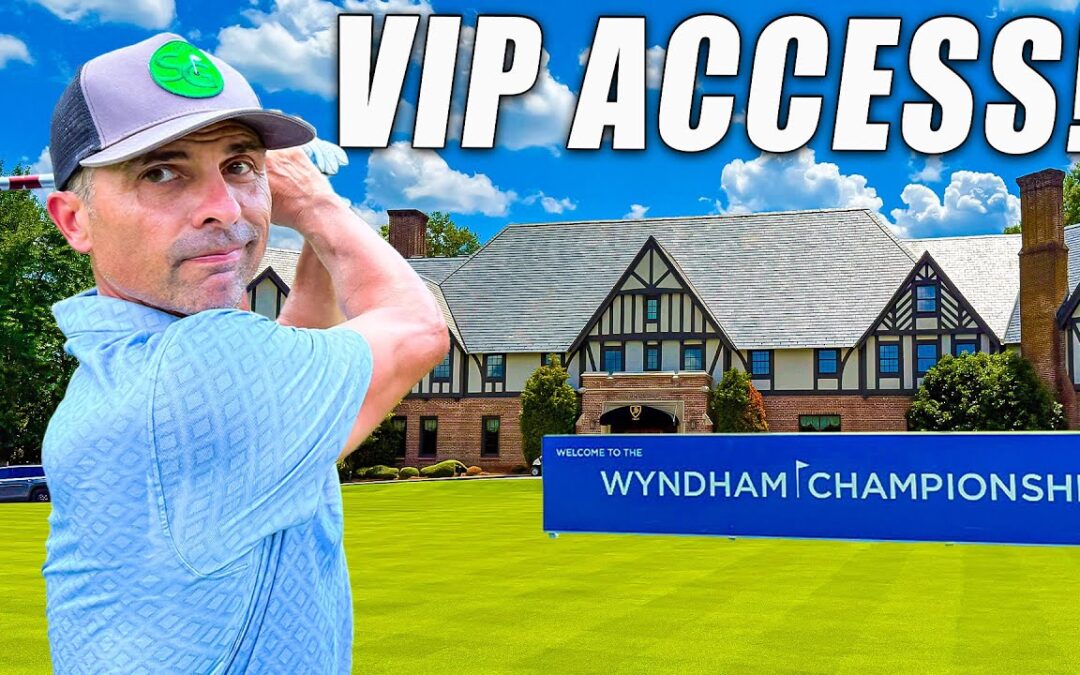 What it’s Really Like Inside a PGA Tour Event! VIP Access – Wyndham Championship
