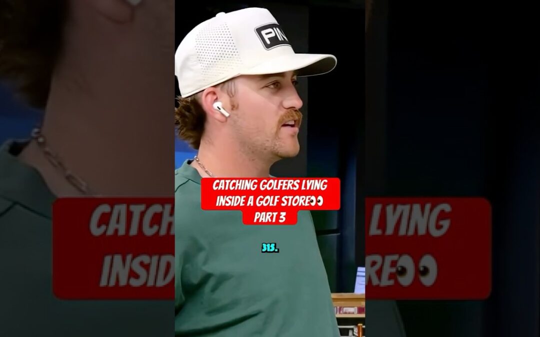 Catching golfers lying INSIDE a golf store👀 part 3