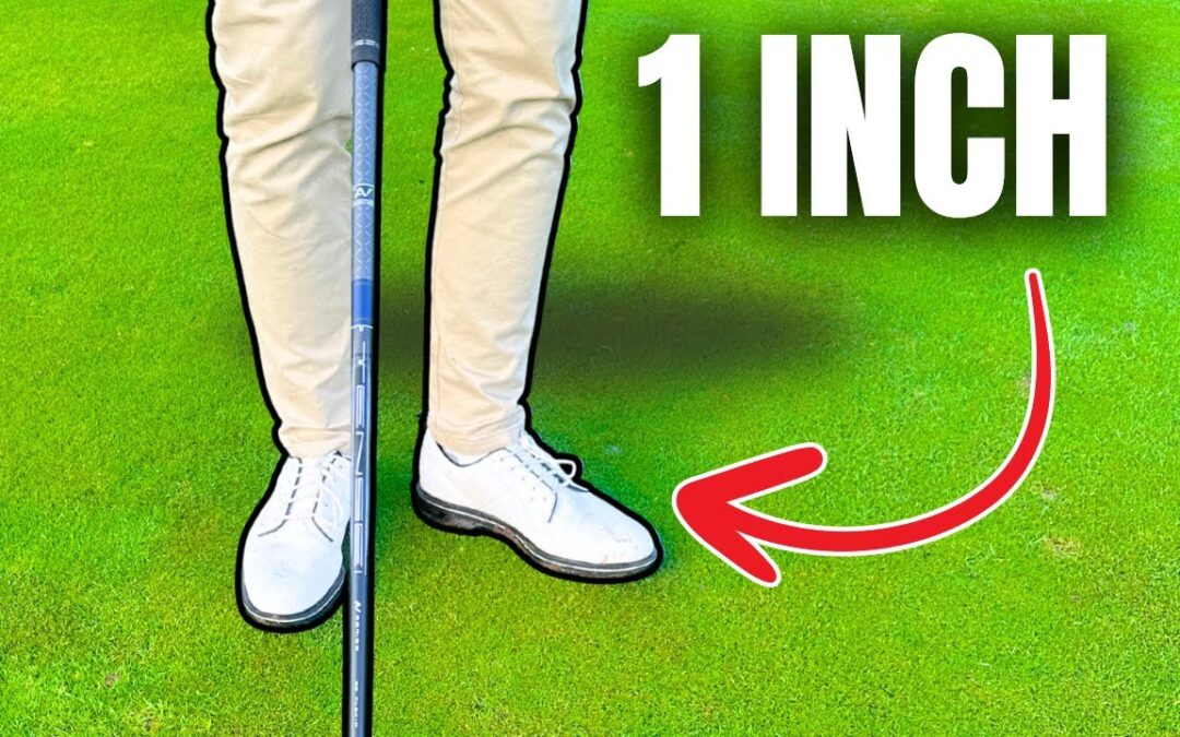 I GUARANTEE STRAIGHTER drives REQUIRE feet together! (1 inch)