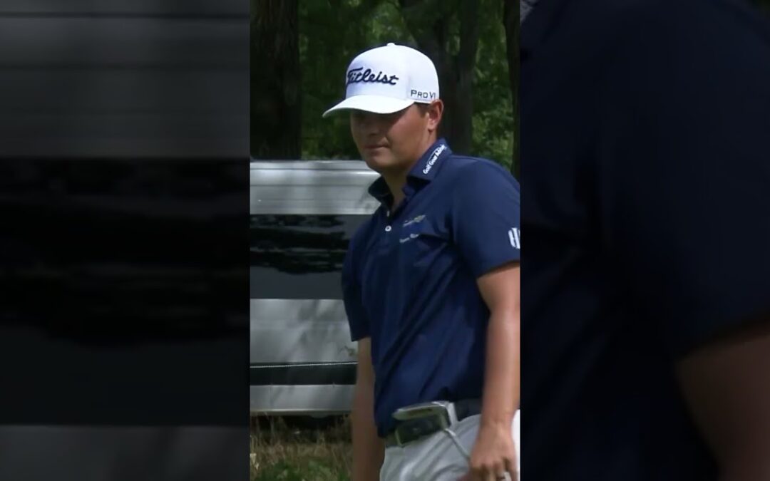 INSANE break on this putt 🤯