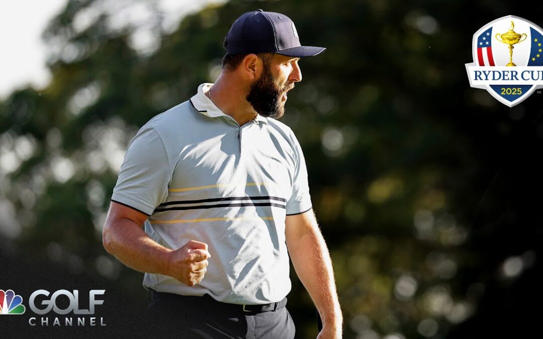 Jon Rahm powers European Team to strong start at 2025 Ryder Cup | Golf Channel