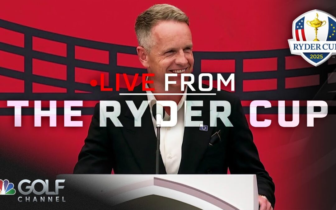 Luke Donald: Ryder Cup ‘about pride’, not money or rank | Live From the Ryder Cup | Golf Channel
