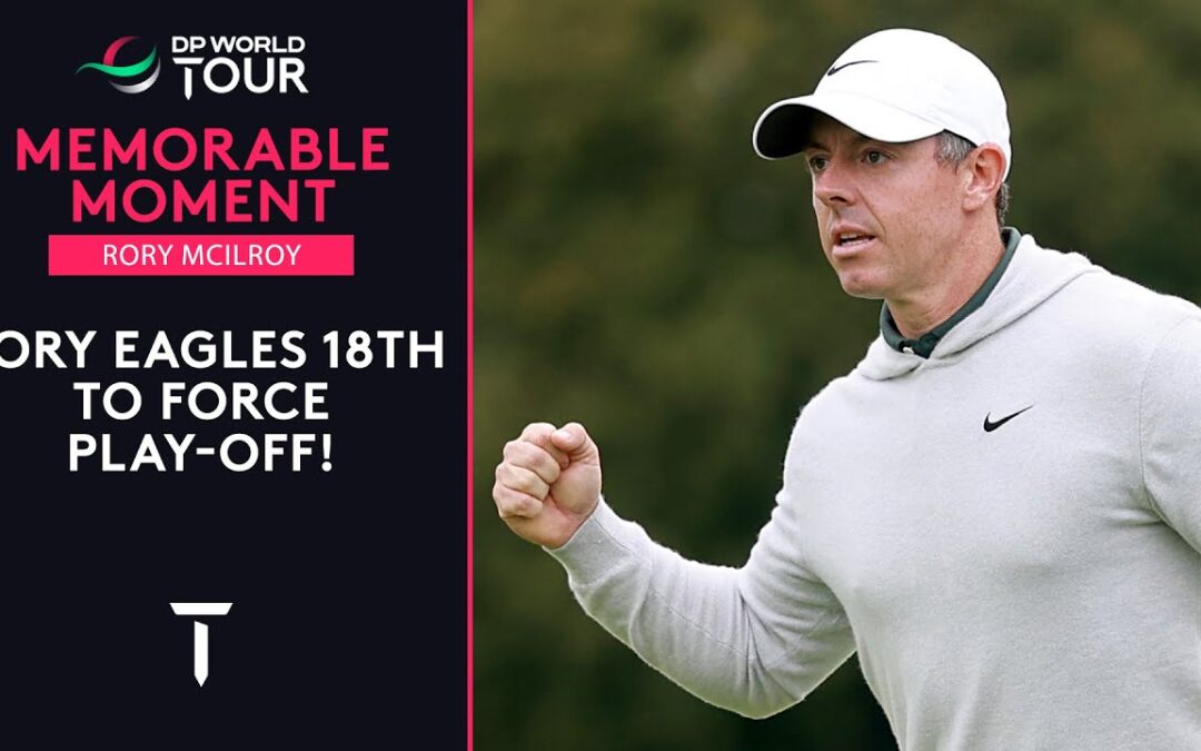 Rory McIlroy’s CLUTCH EAGLE on 18th to Force Play-Off | 2025 Amgen Irish Open