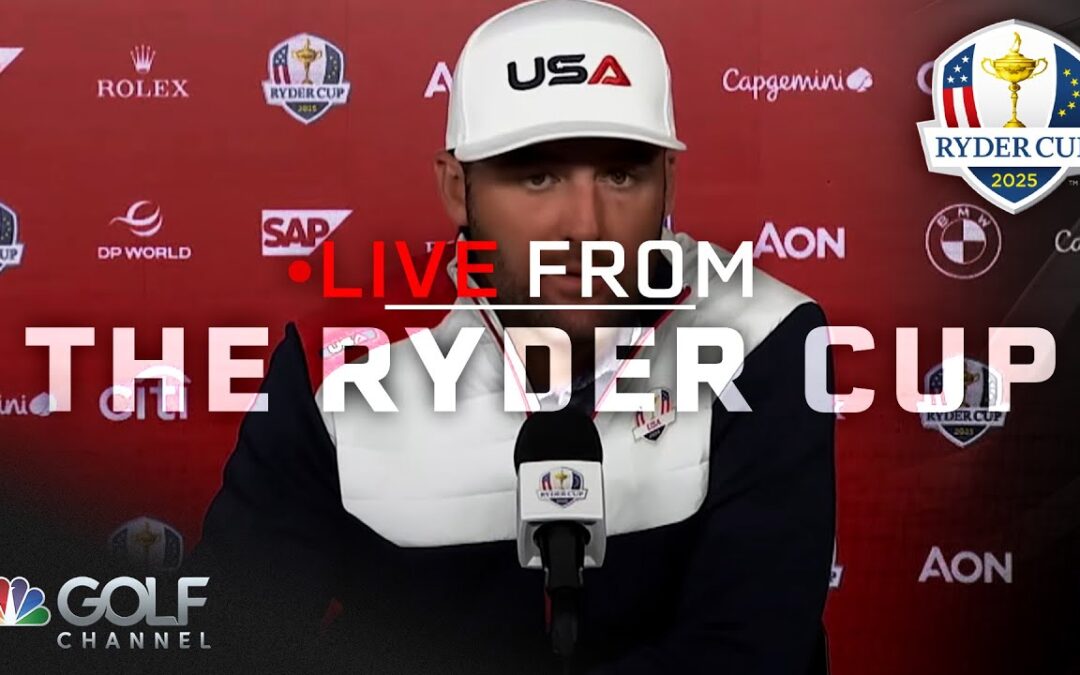 Scheffler excited to ‘unleash’ DeChambeau at Bethpage | Live From the Ryder Cup | Golf Channel